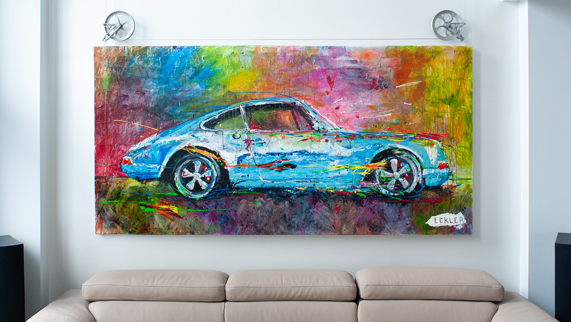 Peinture sur toile - Porsche 911