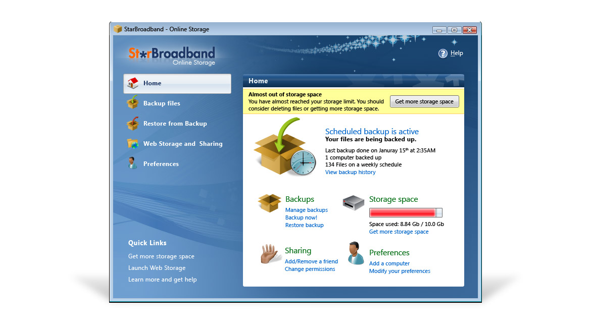 Radialpoint - Online Storage 1