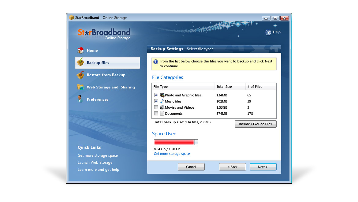 Radialpoint - Online Storage 5