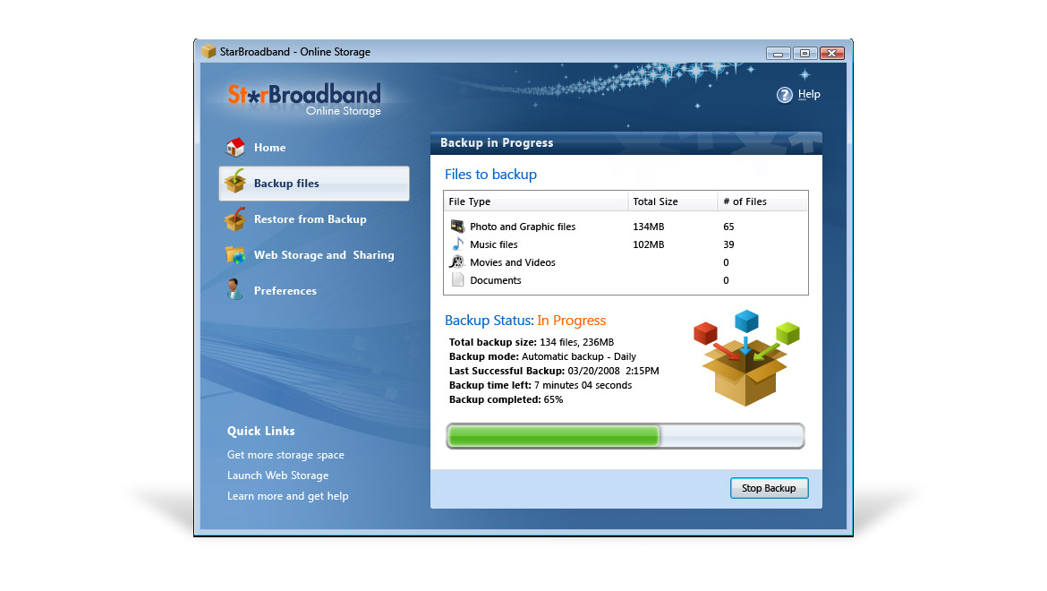 Radialpoint - Online Storage 7
